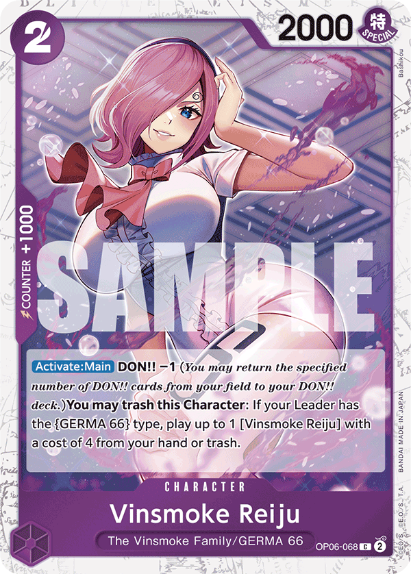 Vinsmoke Reiju (OP06-068) (Jolly Roger Foil) OP06-068 One Piece card