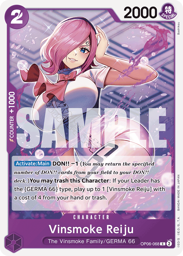 Vinsmoke Reiju OP06-068 One Piece card