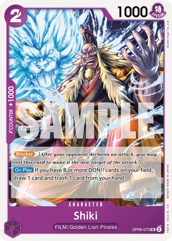 Shiki OP06-073 One Piece card