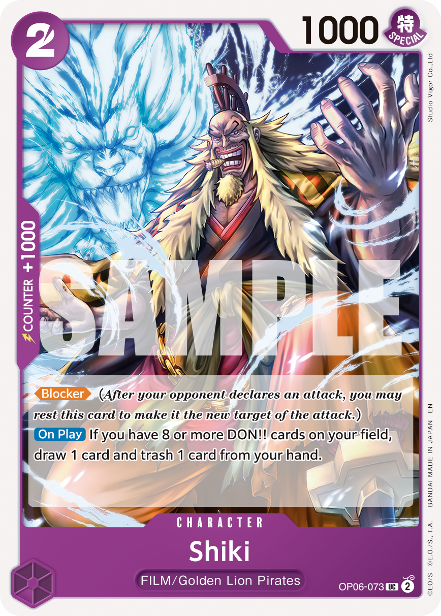 Shiki (Reprint) OP06-073 One Piece card