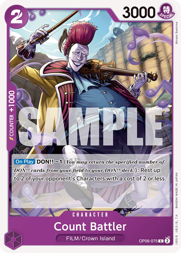Count Battler OP06-075 One Piece card