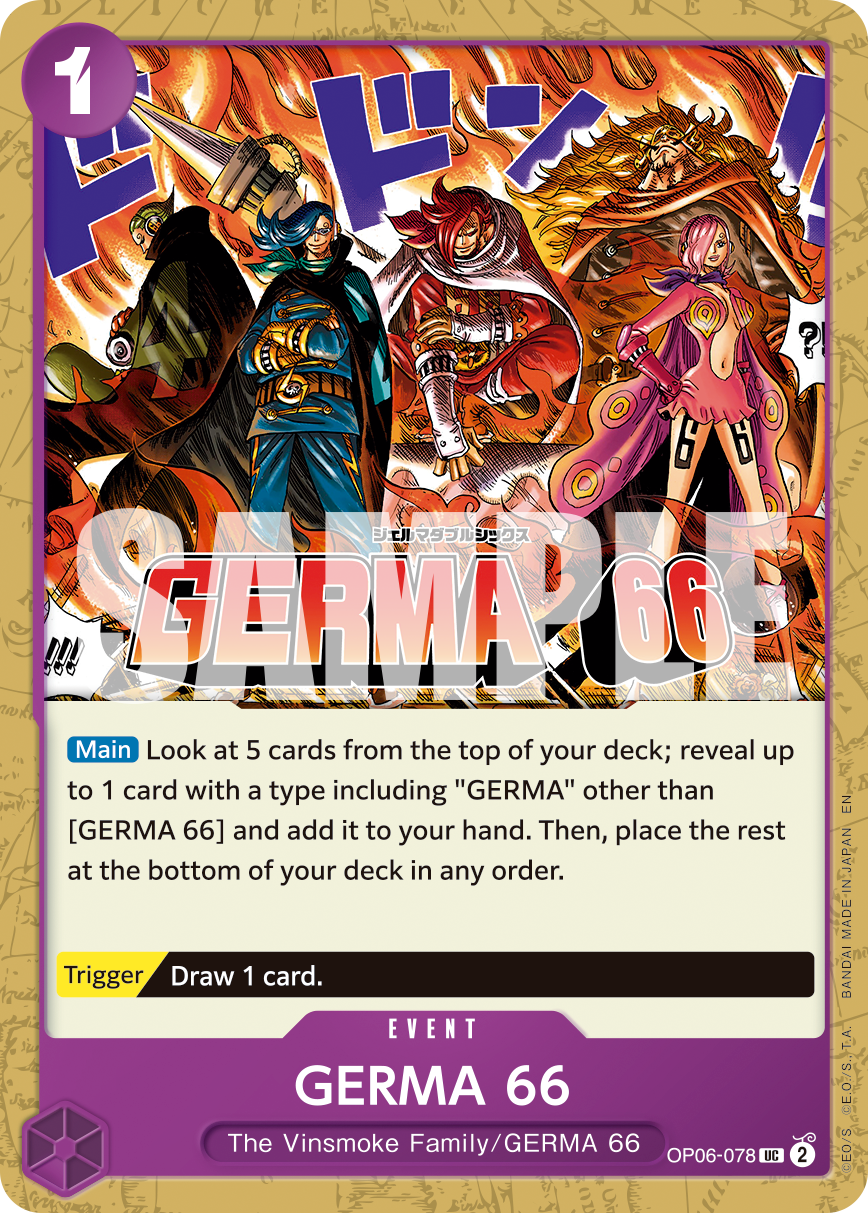 GERMA 66 (Reprint) OP06-078 One Piece card