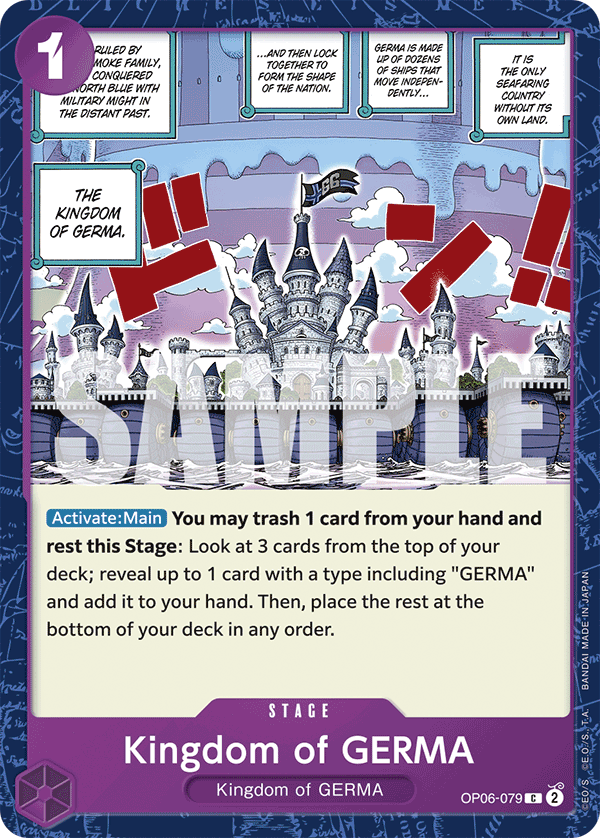 Kingdom of GERMA OP06-079 One Piece card