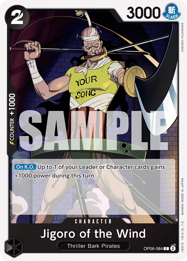 Jigoro of the Wind OP06-084 One Piece card