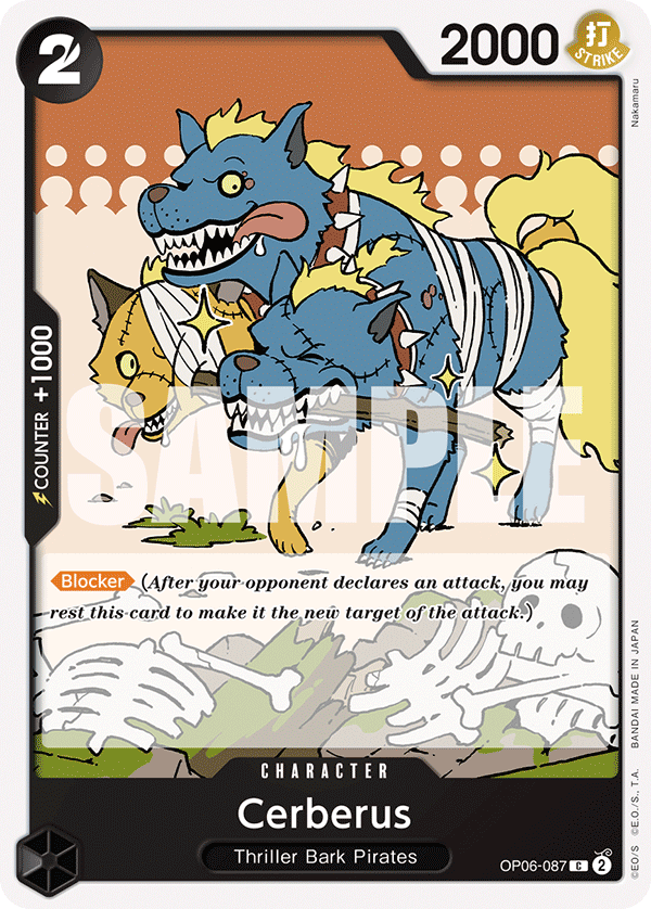 Cerberus OP06-087 One Piece card