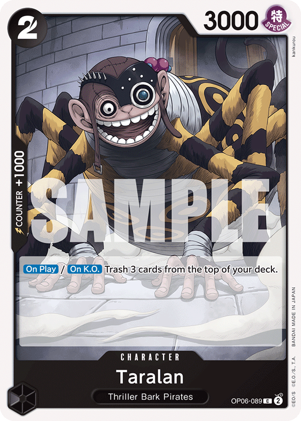 Taralan OP06-089 One Piece card