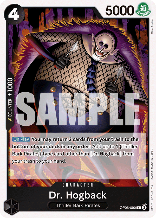Dr. Hogback OP06-090 One Piece card