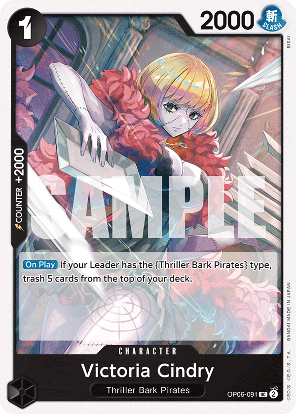 Victoria Cindry OP06-091 One Piece card