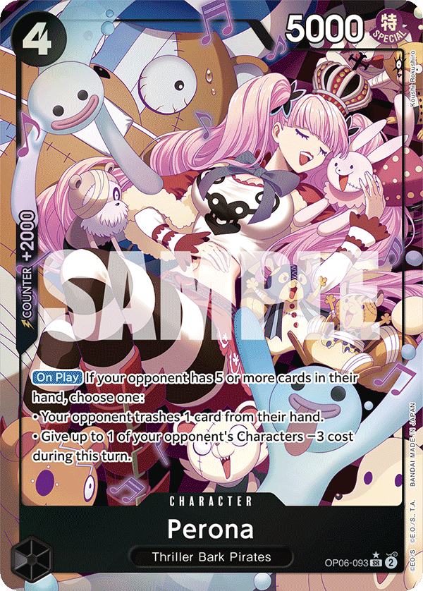 Perona (093) (Alternate Art) OP06-093 One Piece card