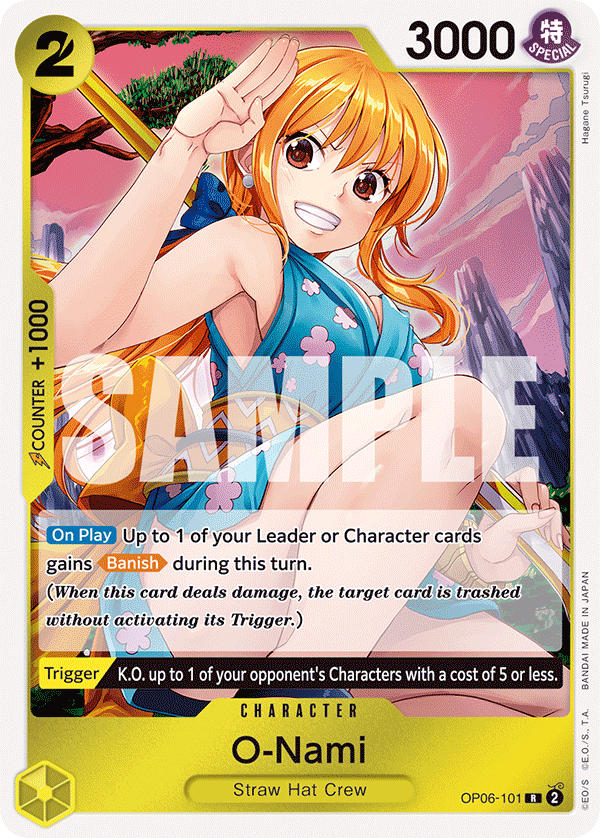 O-Nami OP06-101 One Piece card