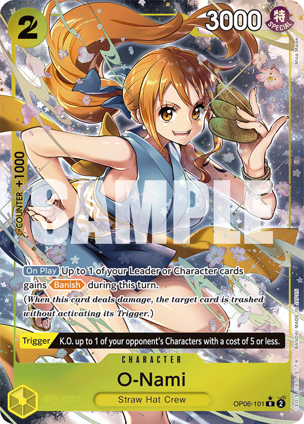 O-Nami (Alternate Art) OP06-101 One Piece card