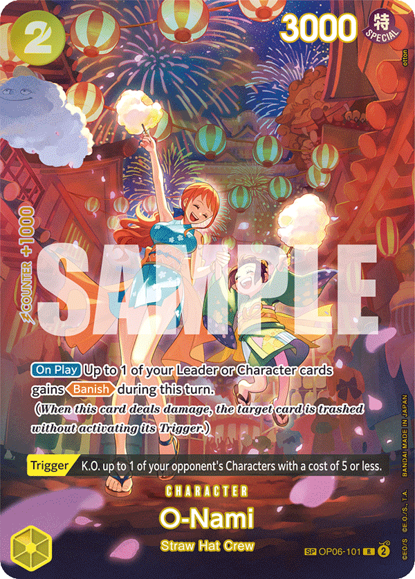 O-Nami (SP) OP06-101 One Piece card