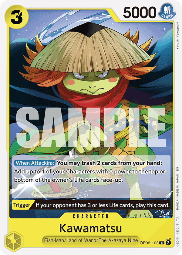 Kawamatsu (Reprint) OP06-103 One Piece card