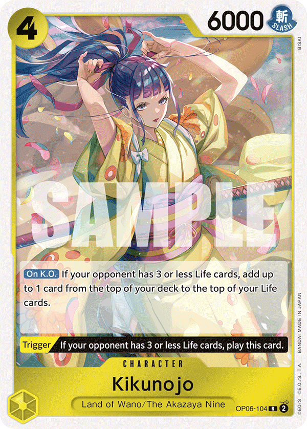 Kikunojo OP06-104 One Piece card