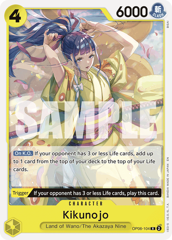 Kikunojo (Reprint) OP06-104 One Piece card