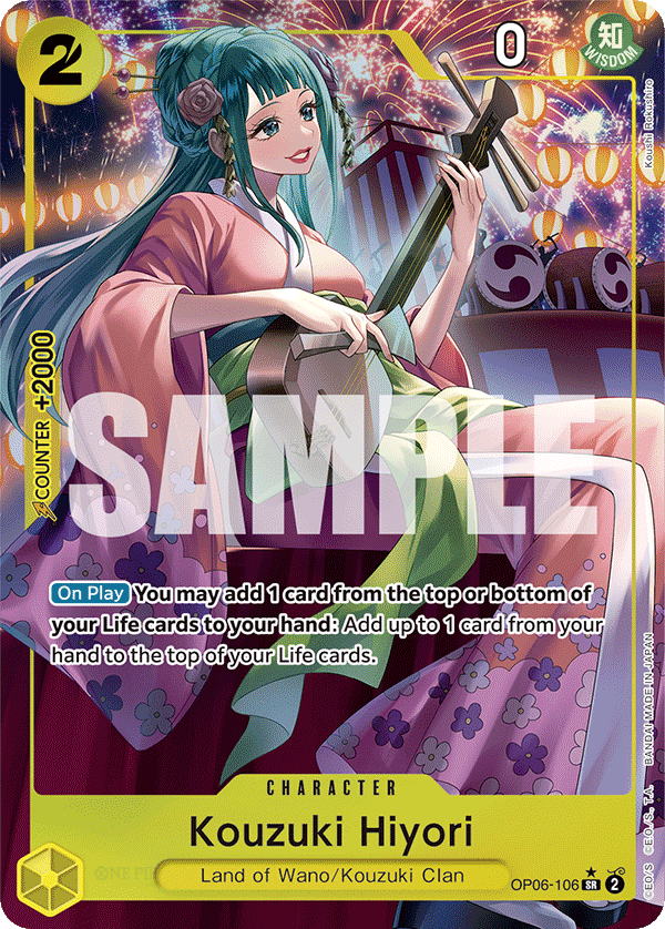 Kouzuki Hiyori (Alternate Art) OP06-106 One Piece card