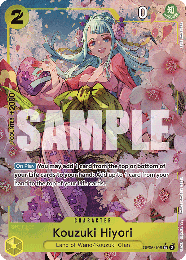 Kouzuki Hiyori (Alternate Art) OP06-106 One Piece card