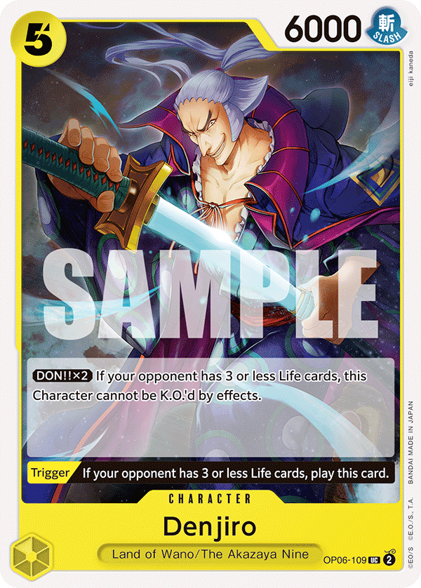 Denjiro OP06-109 One Piece card