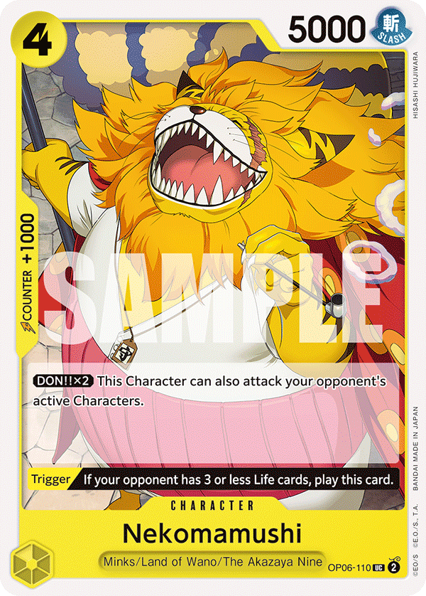 Nekomamushi OP06-110 One Piece card