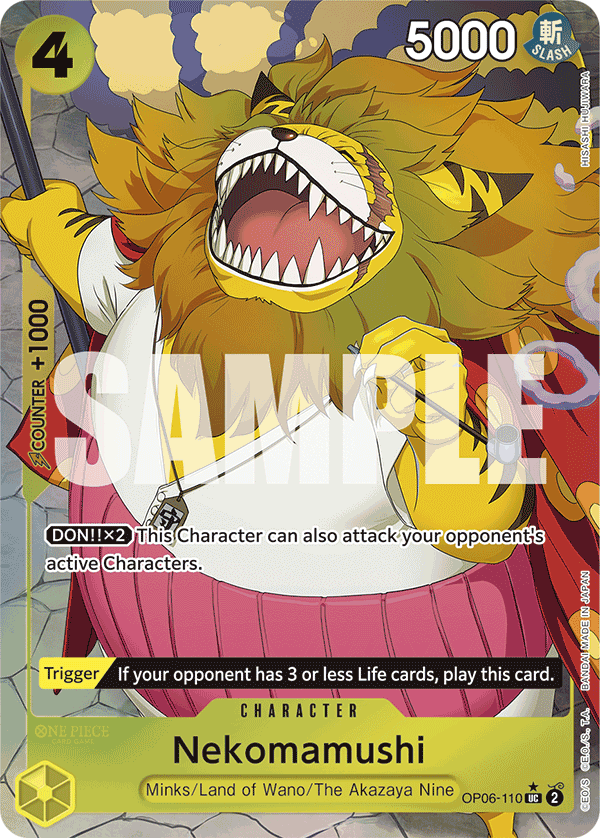 Nekomamushi (Full Art) OP06-110 One Piece card