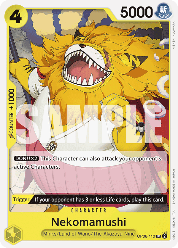 Nekomamushi OP06-110 One Piece card