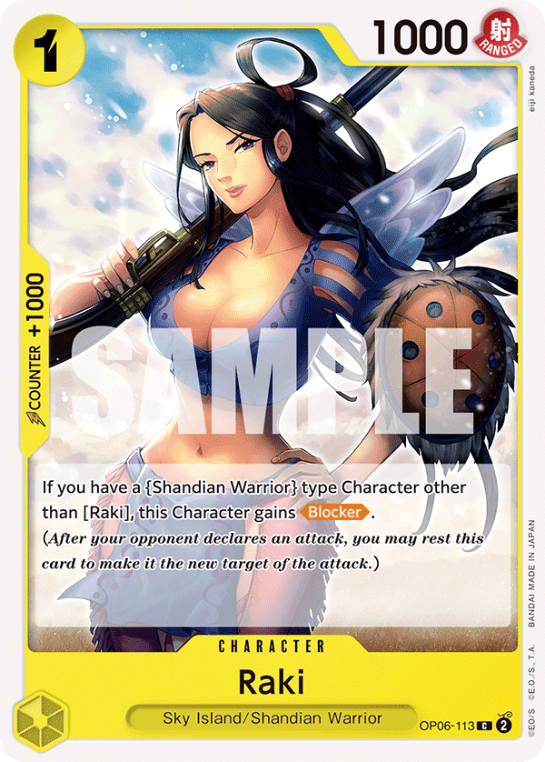 Raki OP06-113 One Piece card