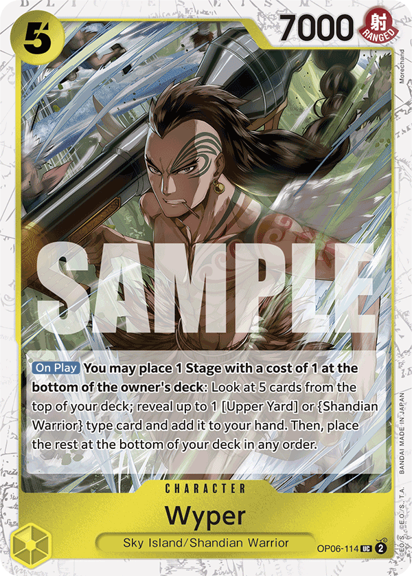 Wyper (Jolly Roger Foil) OP06-114 One Piece card