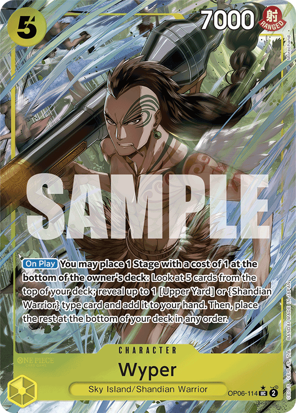 Wyper (Full Art) OP06-114 One Piece card