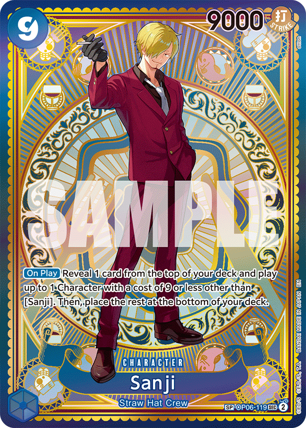 Sanji (SP) OP06-119 One Piece card