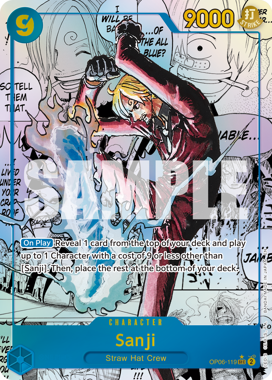 Sanji - OP06-119 (Manga) OP06-119 One Piece card