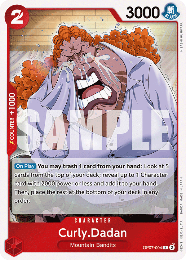 Curly.Dadan OP07-004 One Piece card