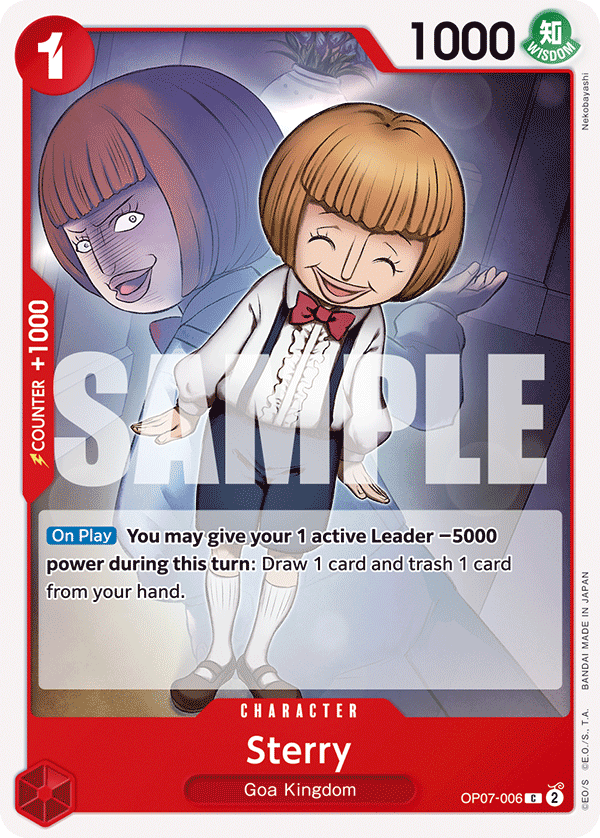 Sterry OP07-006 One Piece card