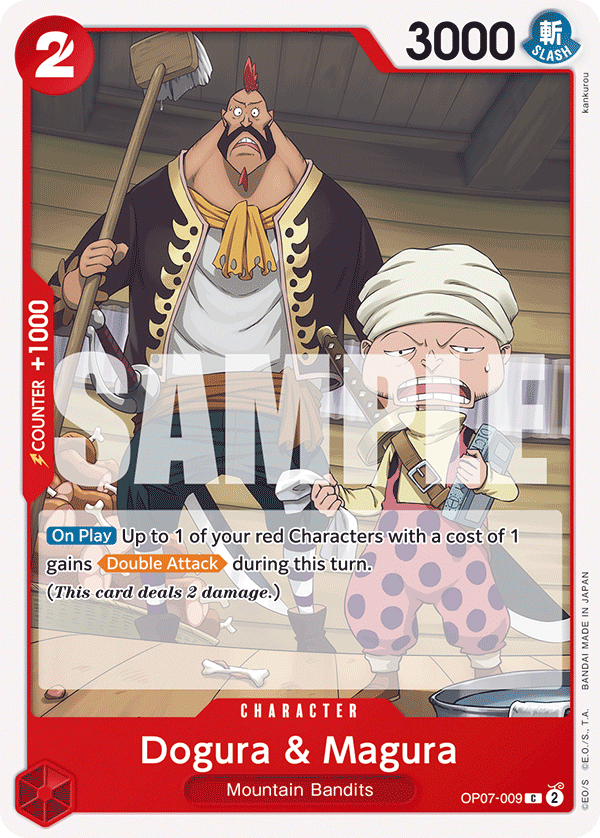 Dogura & Magura OP07-009 One Piece card