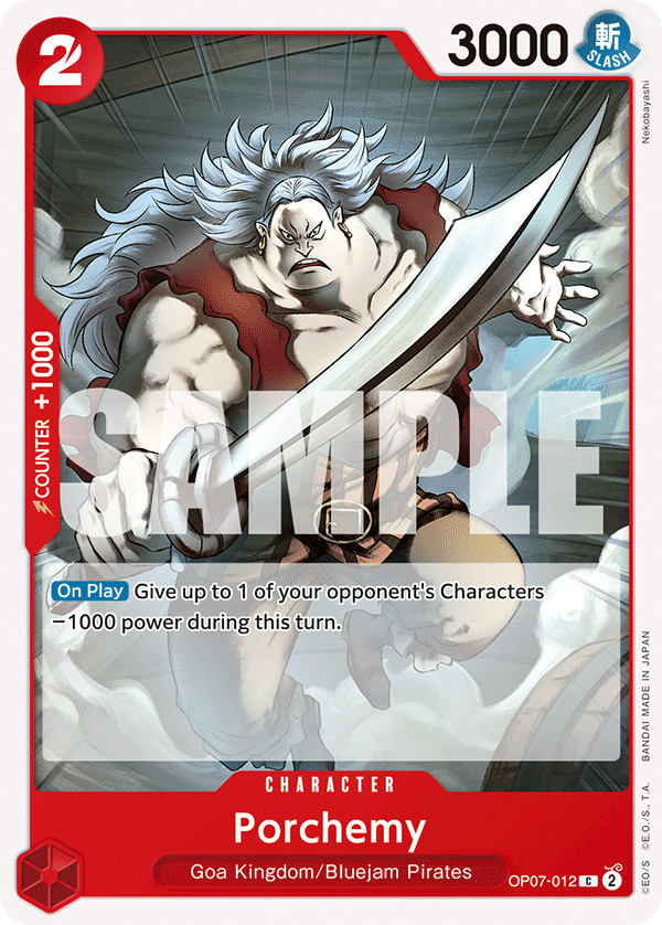 Porchemy OP07-012 One Piece card