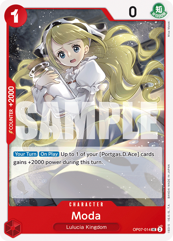 Moda OP07-014 One Piece card