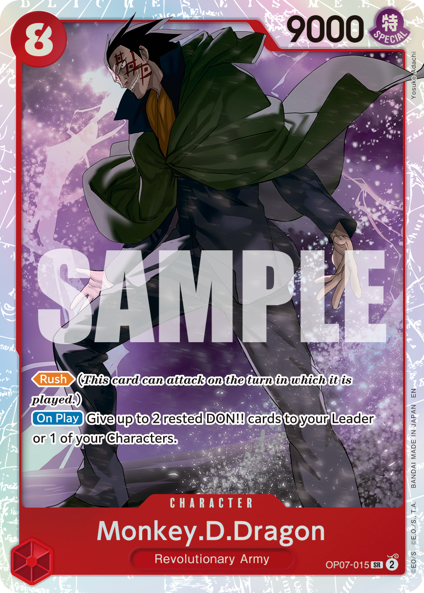 Monkey.D.Dragon (Reprint) OP07-015 One Piece card