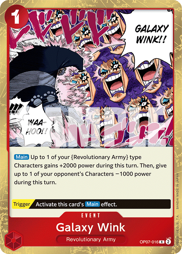 Galaxy Wink OP07-016 One Piece card