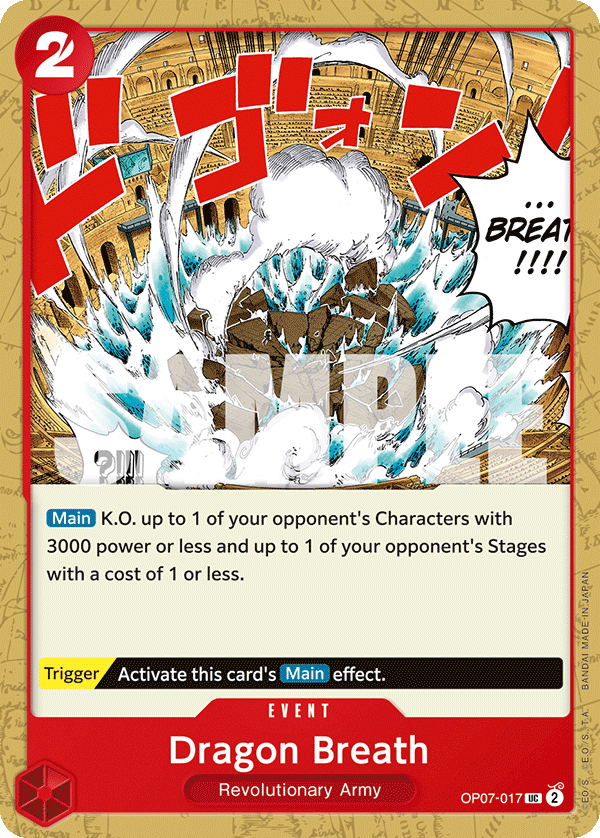 Dragon Breath OP07-017 One Piece card