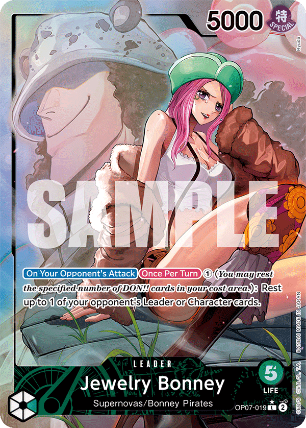 Jewelry Bonney (019) (Parallel) OP07-019 One Piece card