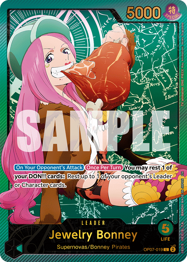 Jewelry Bonney (SPR) OP07-019 One Piece card