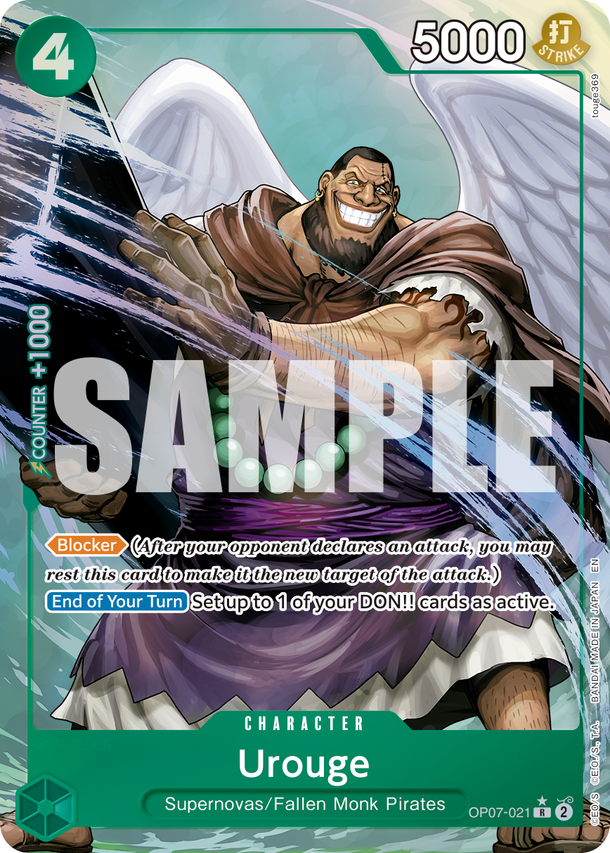 Urouge (Alternate Art) OP07-021 One Piece card