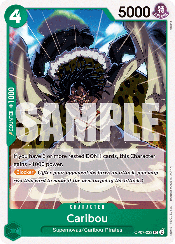 Caribou OP07-023 One Piece card