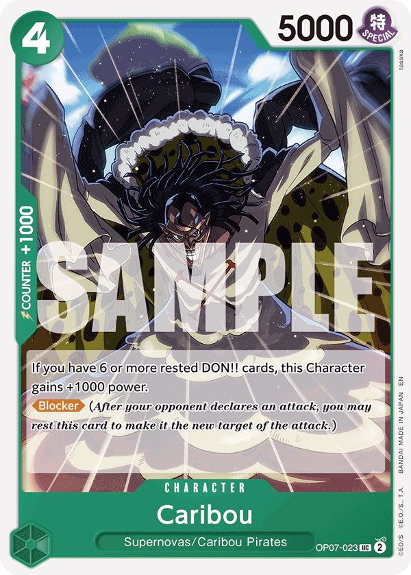 Caribou (Reprint) OP07-023 One Piece card