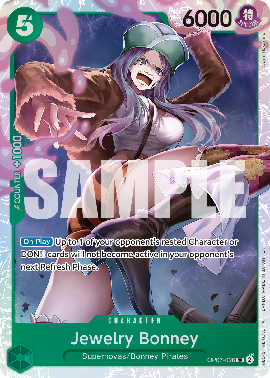 Jewelry Bonney - OP07-026 (Reprint) OP07-026 One Piece card