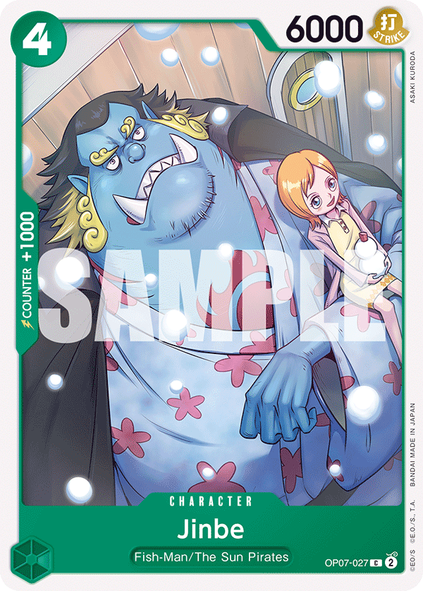 Jinbe (027) OP07-027 One Piece card