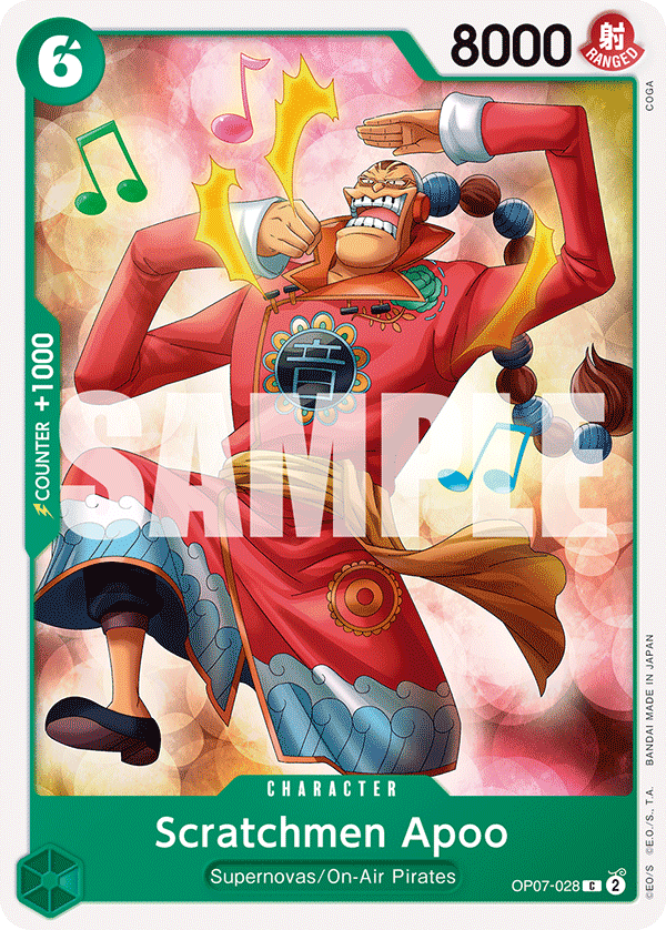 Scratchmen Apoo OP07-028 One Piece card