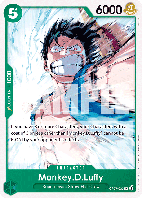 Monkey.D.Luffy (033) OP07-033 One Piece card
