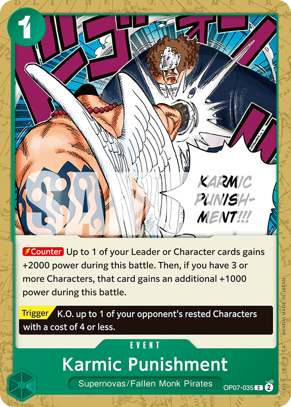 Karmic Punishment OP07-035 One Piece card