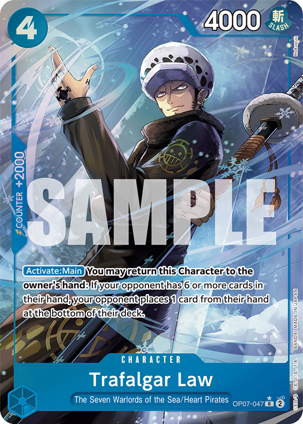 Trafalgar Law (047) (Parallel) OP07-047 One Piece card