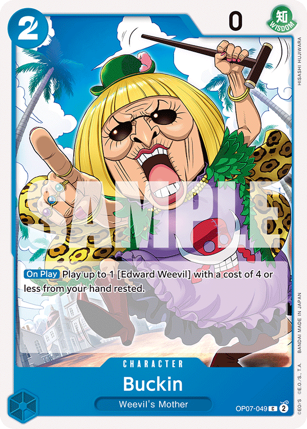 Buckin OP07-049 One Piece card